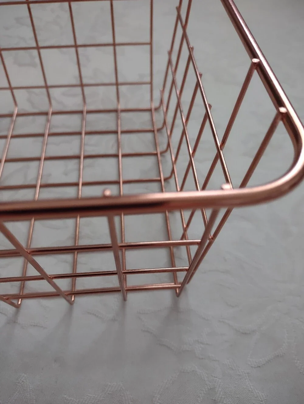 Copper Metal Wire Basket